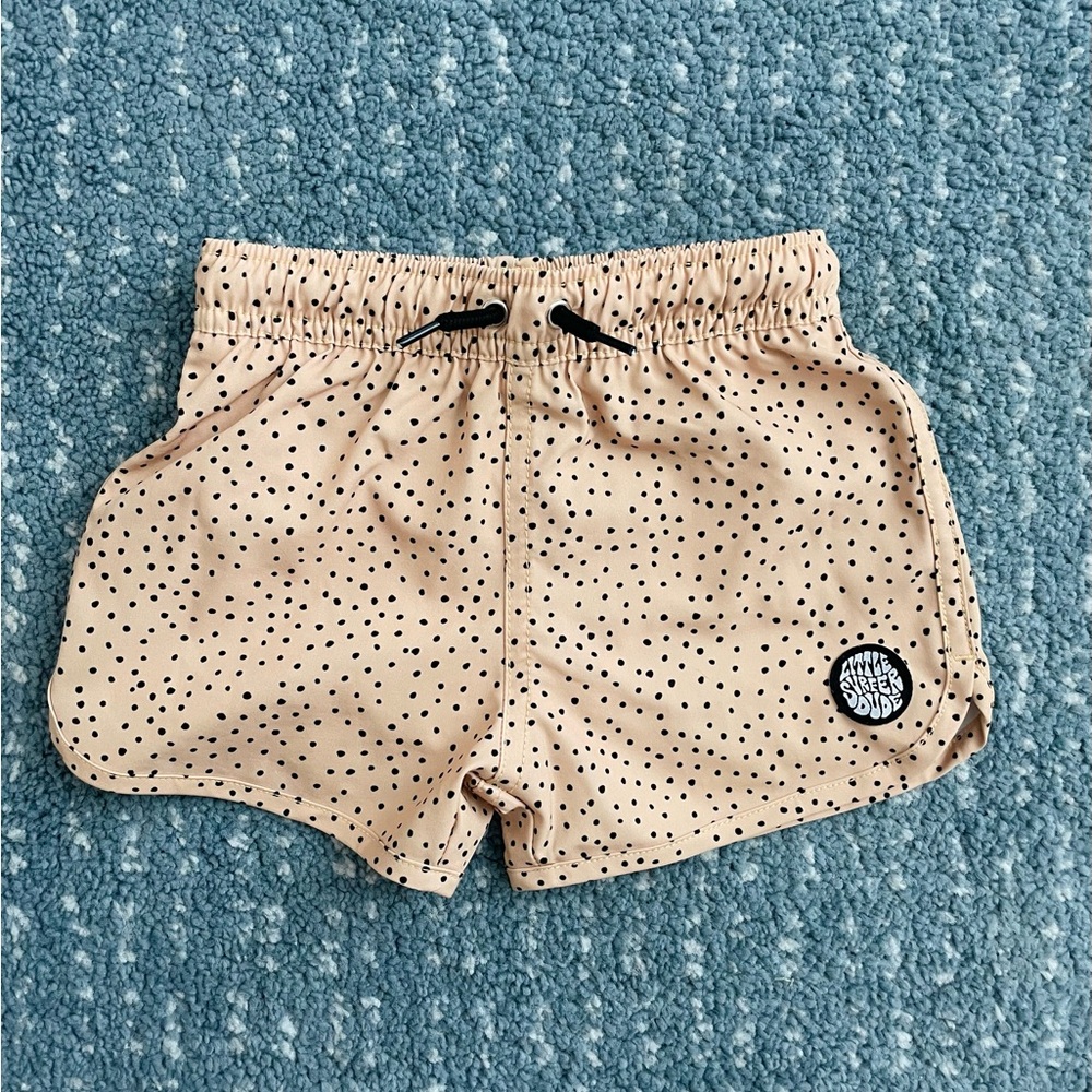 The Little Surfer Dude|Swim Trunks 18-24M | Polka Dot
